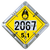 9 Legend Flip Placard with Rotating Numbers - 12/case