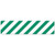 /////////// Hazard Stripe  - Green/White - 6"x24" Floor Sign 6/pkg