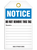 Self Laminating Tag - NOTICE - 24/pkg