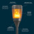 Solar Torch w/ Steel Pole | Nebo NEB-LTN-0007 Safety Supplies Canada