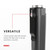 BIG Larry 2 - Storm Gray Bright Flashlight and Work Light with Clip and Magnetic Base | Nebo NEB-WLT-0001 Safety Supplies Canada
