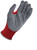Red 21G Seamless Knit Cut Resistant Grey NBR Palm w/ Touchscreen - Pack of 12 | Cut Level A3