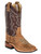 Ladies' BRAHMA® Ropers, Buckaroos & Spongys® with treated leather or Vibram soles - 12" Dragon Birch / Barcelona Brown