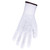 Nylon and Polyester Gloves - White