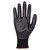 Black Nitrile Foam Coated Gloves - Sanitized