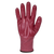 G Horizon Nylon LNR Red Silicon Coated Glove Cut Resistant A6
