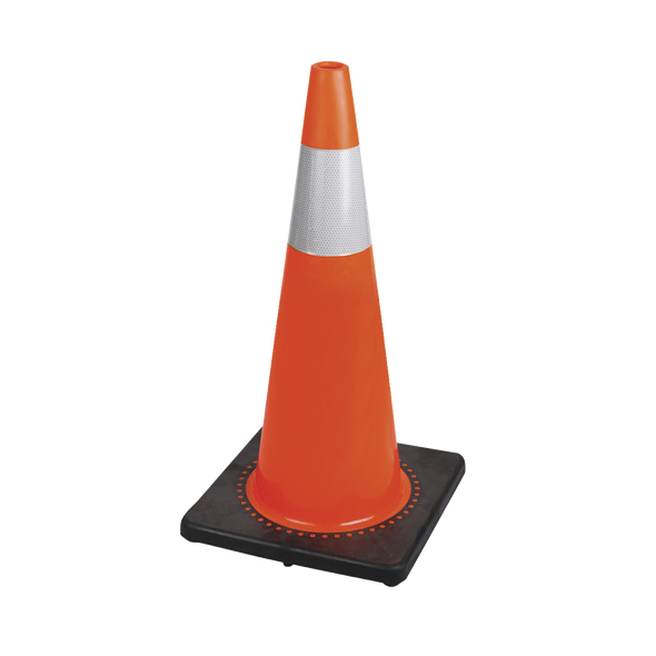 28" (70 cm) Premium PVC Flexible Safety Cone | Pioneer 183N   Safety Supplies Canada