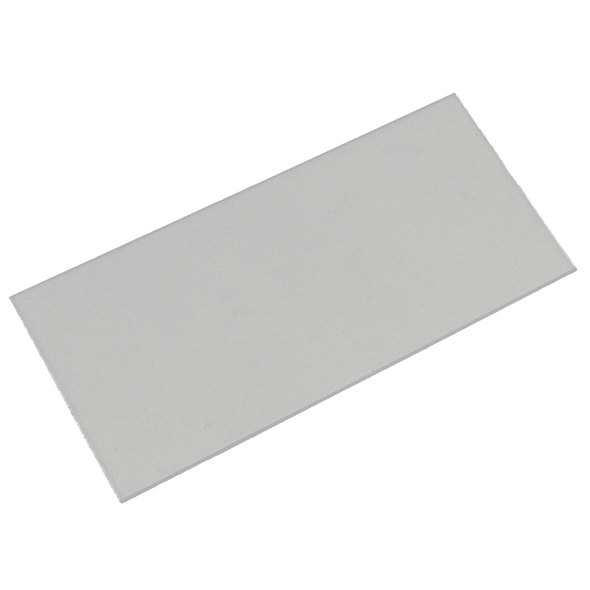 Clear Cover/Impact Plate - 2"H x 4-1/4"W CR-39 S19002   Safety Supplies Canada