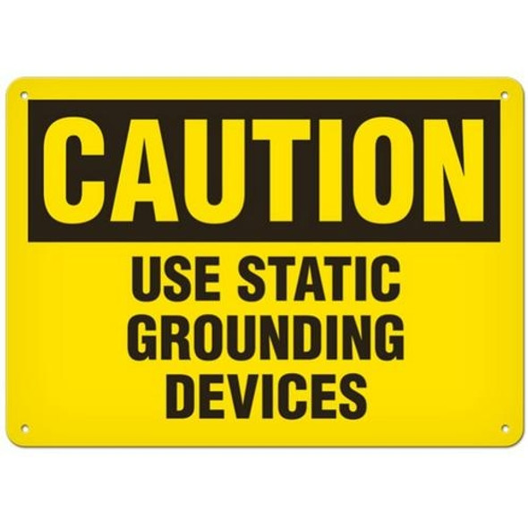 OSHA Safety Sign | Caution Ground Dev  | INCOM SS2041   Safety Supplies Canada