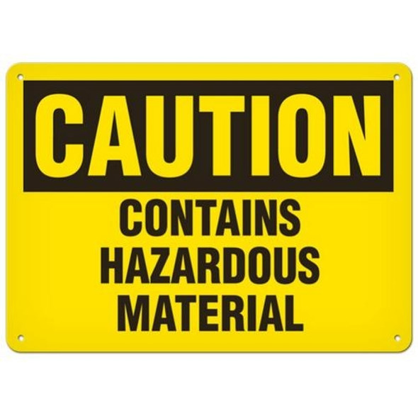 OSHA Safety Sign | Caution Haz Mat'l  | INCOM SS2045   Safety Supplies Canada