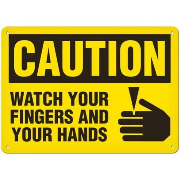 OSHA Safety Sign | Caution Watch Finger | INCOM SS2006   Safety Supplies Canada