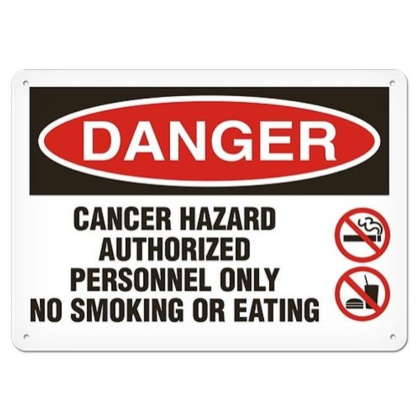 OSHA Safety Sign | Danger Cancer Haz  | INCOM SS1076   Safety Supplies Canada