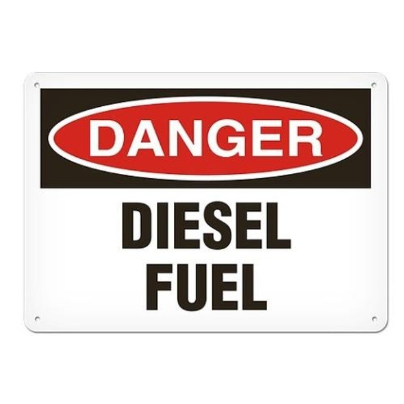 OSHA Safety Sign | Danger Diesel Fuel  | Incom