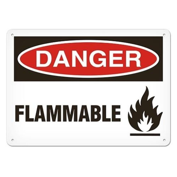 OSHA Safety Sign | Danger Flammable  | INCOM SS1026V, SS1026A, SS1026P, SC1026V, SC1026A, SC1026P, SA1026V, SA1026P   Safety Supplies Canada