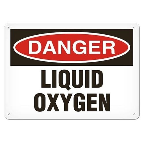 OSHA Safety Sign | Danger Liq Oxygen | INCOM SS1047   Safety Supplies Canada