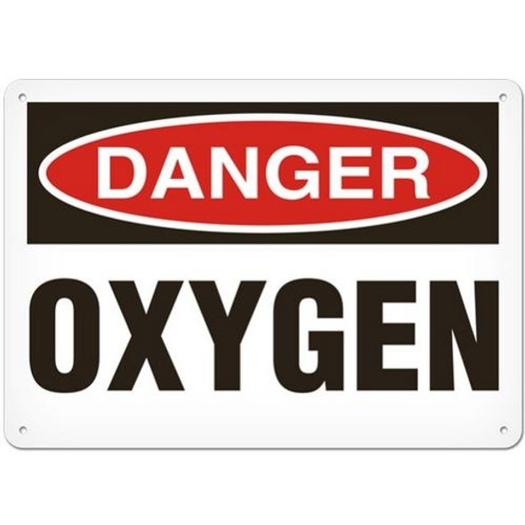 OSHA Safety Sign | Danger Oxygen  | INCOM SS1138V, SS1138A, SS1138P, SC1138V, SC1138A, SC1138P, SA1138V, SA1138P   Safety Supplies Canada