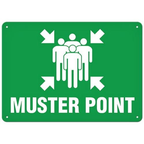 OSHA Safety Sign | Muster Point  | INCOM SS5052   Safety Supplies Canada