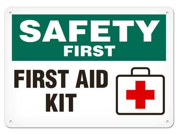 OSHA Safety Sign | Safety First Kit  | INCOM SS5001V, SS5001A, SS5001P, SC5001V, SC5001A, SC5001P, SA5001V, SA5001P   Safety Supplies Canada
