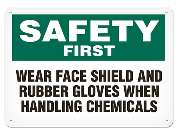 OSHA Safety Sign | Safety Rubber Glove  | INCOM SS5017   Safety Supplies Canada