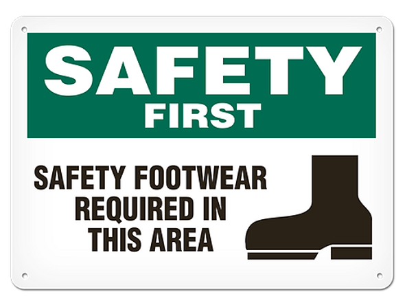 OSHA Safety Sign | Safety Safety Foot  | INCOM SS5013   Safety Supplies Canada