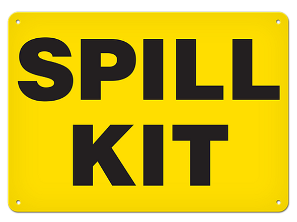 OSHA Safety Sign | Spill Kit  | INCOM SS5074V, SS5074A, SS5074P, SC5074V, SC5074A, SC5074P, SA5074V, SA5074P   Safety Supplies Canada