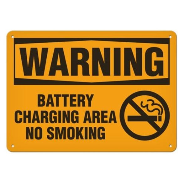 OSHA Safety Sign | Warning Battery Chrg | INCOM SS3010V, SS3010A, SS3010P, SC3010V, SC3010A, SC3010P, SA3010V, SA3010P   Safety Supplies Canada