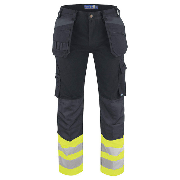 Multi-Pocket Pants, Hi-Vis Bottom | Projob