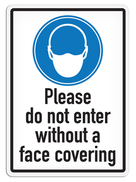 Please Do Not Enter. (14" x 10") Vinyl | INCOM SS5094V   Safety Supplies Canada