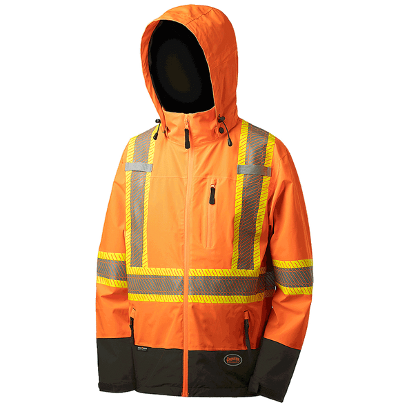 Hi-Viz Softshell Waterproof/Breathable Premium Safety Jackets | Pioneer 5220/5221   Safety Supplies Canada