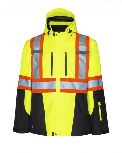 Hi-Vis 3 Layer Insulated Softshell Jacket | Projob