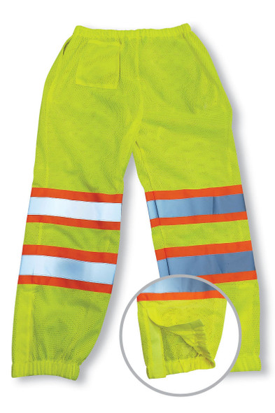 Lime Mesh Polyester Pant BK0500MESHLM   Safety Supplies Canada