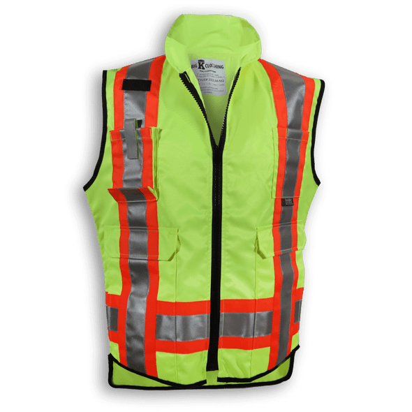 Non Quilted Poly/Cotton Supervisor Safety Vest