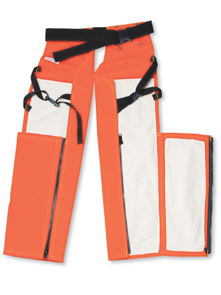 600 Denier Polyester Apron-Style 3600 Chaps with Back Pads