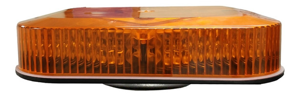 Amber 10" Eclipse Fleet+ LED Mini Lightbar Magnetic Mount - Dome: Amber, Lens: A 16610M   Safety Supplies Canada