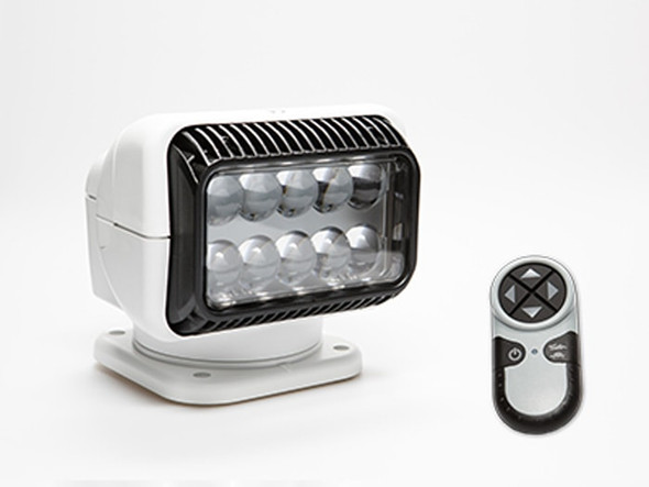 GoLight LED White Permanent Mount w/ Wireless Remote Control - Lens: Clear 20004GT   Safety Supplies Canada