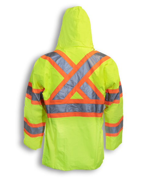 300 Denier Polyester Rain Jacket BK802   Safety Supplies Canada