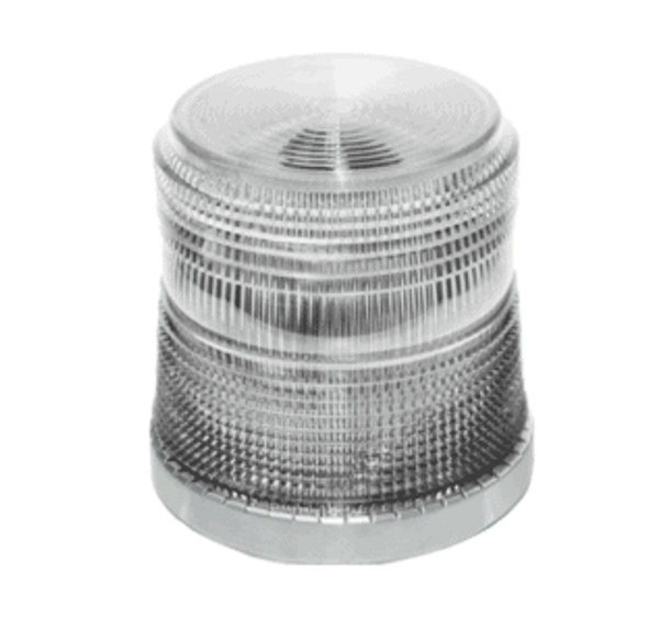 Low Profile Beacon - Permanent Mount - Lens: Clear - Z Base - 20716 20716   Safety Supplies Canada