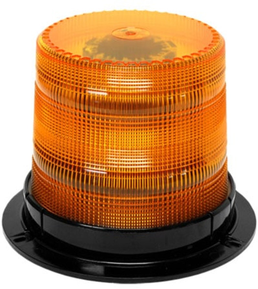 Amber LED Medium Profile Permanent Mount Beacon - Lens: Amber - 23302 23302   Safety Supplies Canada