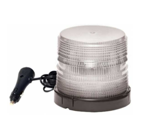 Amber Medium Profile Select LED Beacon Magnetic Mount - Lens: Clear 23425   Safety Supplies Canada