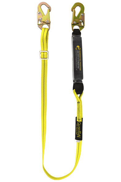 Lanyard - 6' Adjustable W/ Shock Absorber | Guardian NL01PW01-6AS   Safety Supplies Canada