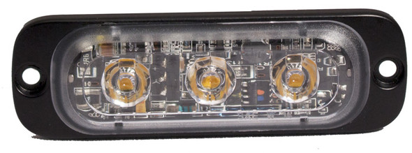 Blue 3 LED Low Profile Perimeter Light Surface Mount - Lens: Clear 80272   Safety Supplies Canada