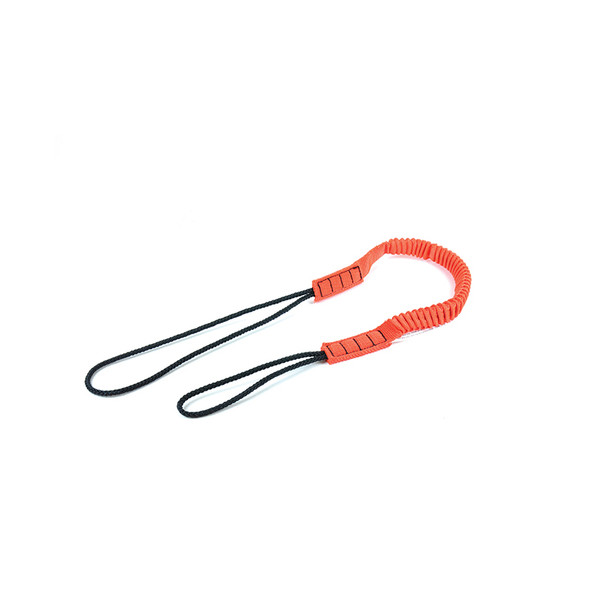 Bungee Style Orange Tool Tether 15 Lb With Rope On Each End 30"-48" (10-Pack)