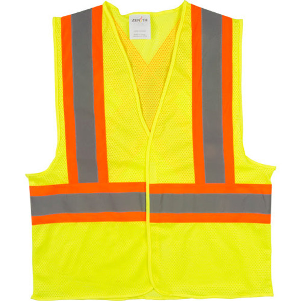 Traffic Safety Poly Vest Compliant W/ CSA Z96 Class 2 - Level 2 | Zenith