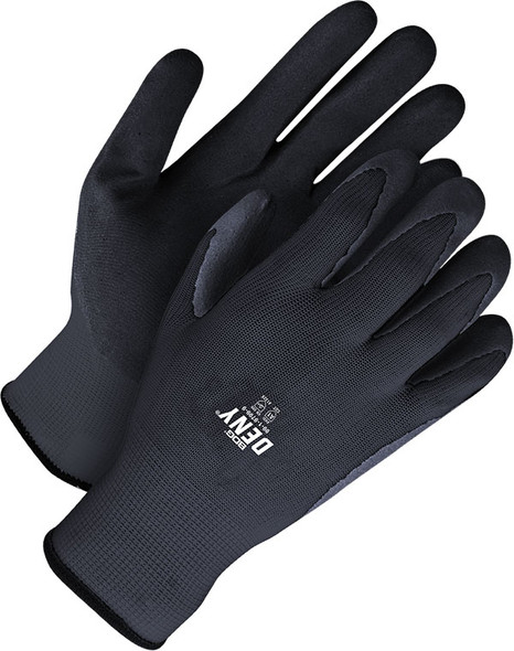 Deny Seamless Knit Black Nylon Black Foam Nitrile Palm - Pack of 12 | Bob Dale Gloves 99-1-9799   Safety Supplies Canada