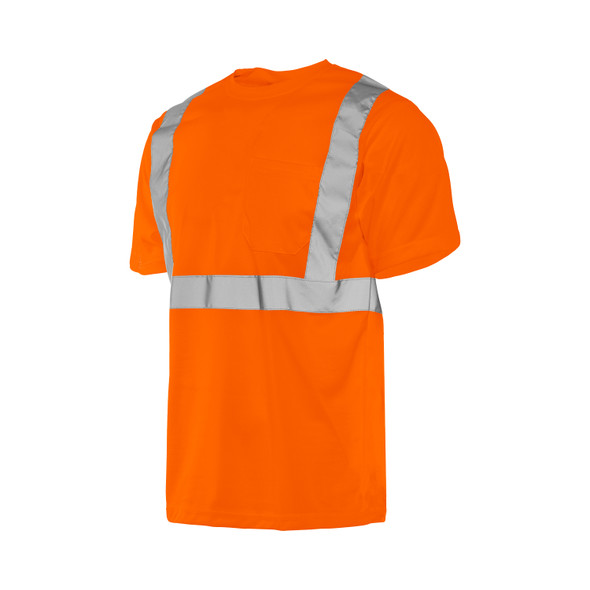 Hi Vis Poly Tshirt with 2In Tape | Ground Force