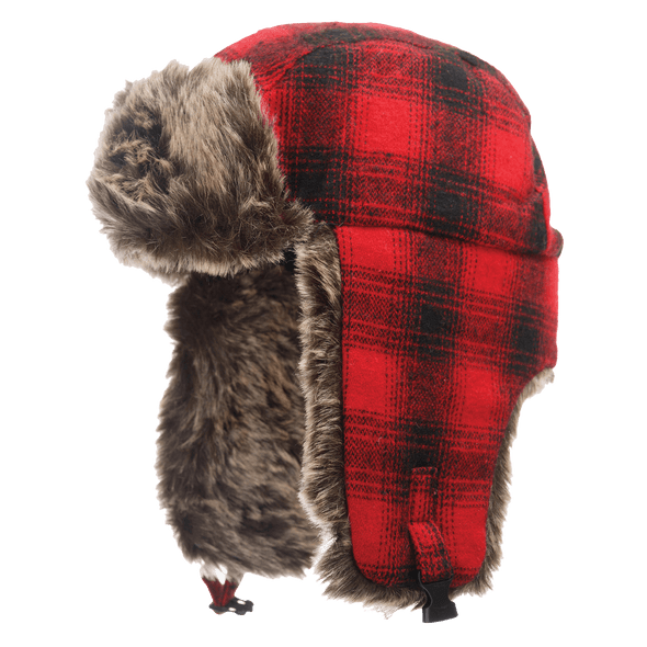 Plaid Aviator Hat | Tough Duck i15616   Safety Supplies Canada