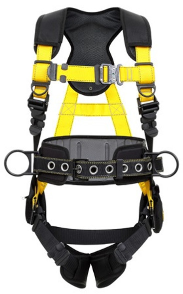 Series 5 Full Body Harnesses - Chest Quick-Connect, Leg Tongue Buckles, & Waist Pad with Shoulder D-Rings