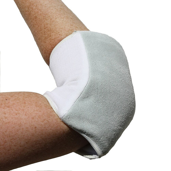 IMPACTO Pull-on Style Elbow Pad with Suede Leather Cover