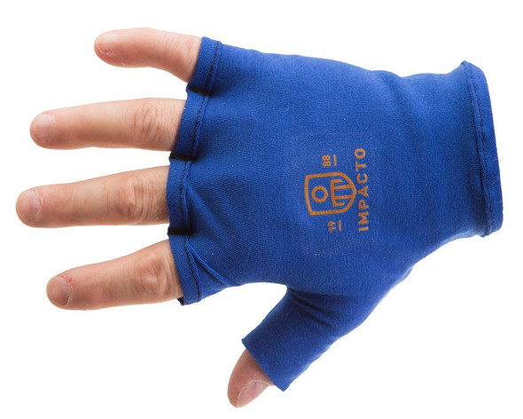 IMPACTO The Original Liner - Anti-Impact Fingerless Glove Liner - Pair