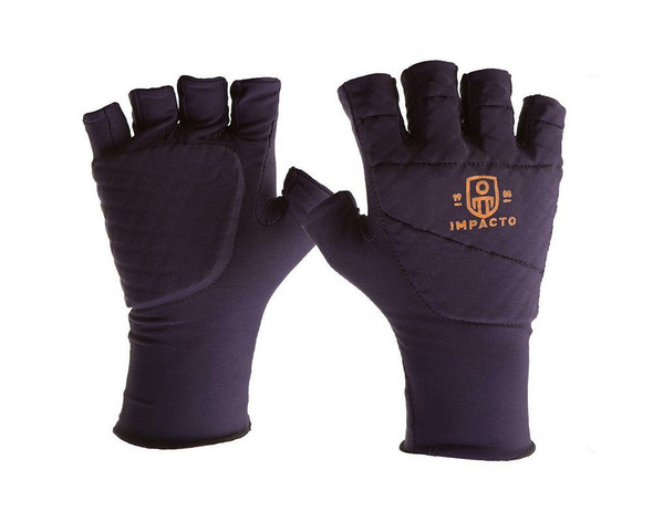 IMPACTO Padded 3/4 Finger Nylon Lycra Glove Liner - Pair